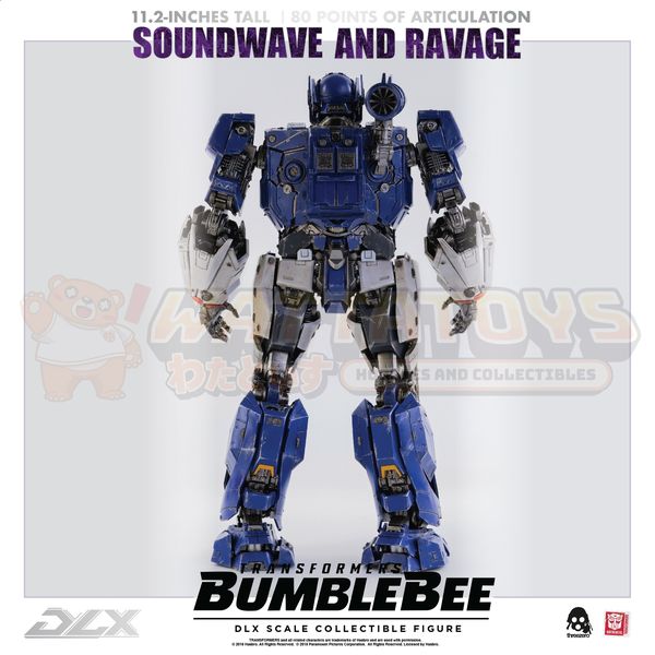 PREORDER - ThreeZero - Transformers: Bumblebee - DLX Soundwave and Ravage