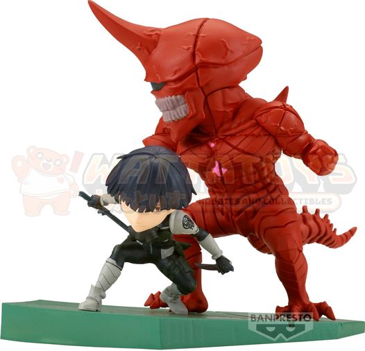 PREORDER - BANPRESTO - KAIJU NO. 8 - WORLD COLLECTABLE FIGURE LOG STORIES SOSHIRO HOSHINA VS KAIJU NO. 10