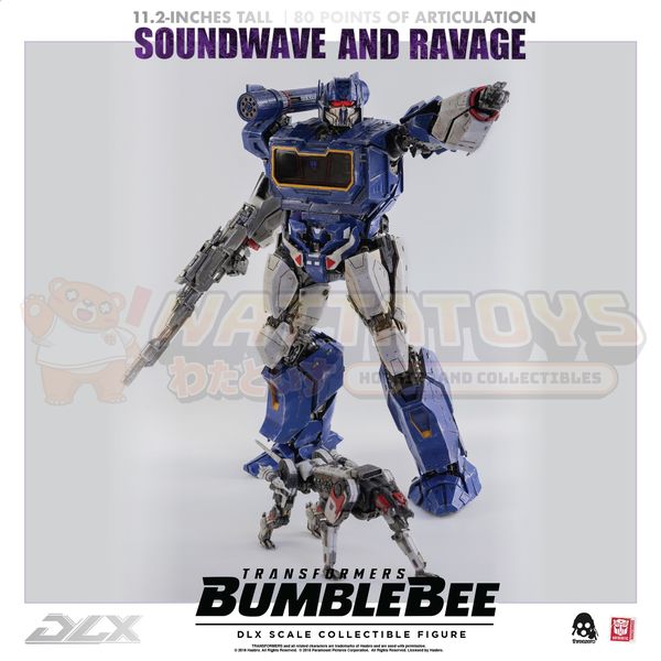 PREORDER - ThreeZero - Transformers: Bumblebee - DLX Soundwave and Ravage