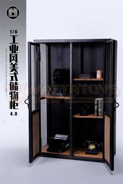 PREORDER - MMMTOYS - 1/6 Industrial Style American Storage Cabinet V4