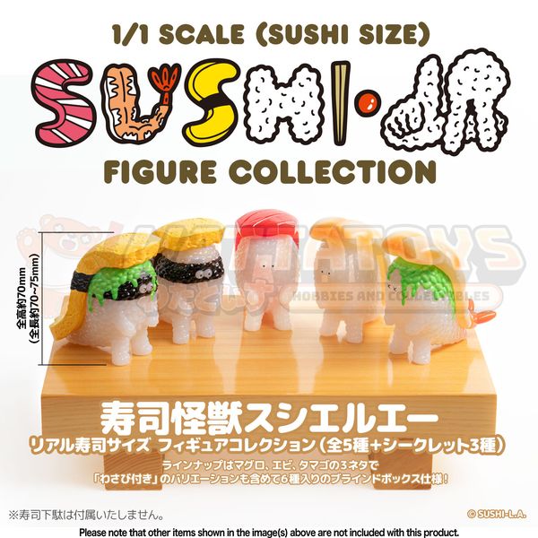 PREORDER - Sentinel - 1/1 SUSHI MONSTER SUSHI-L.A.: (Sushi Size) Figure Collection: 1Box (6pcs)