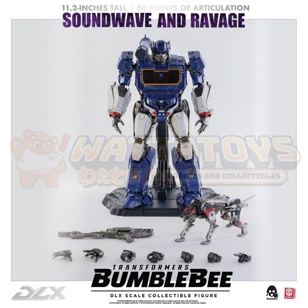 PREORDER - ThreeZero - Transformers: Bumblebee - DLX Soundwave and Ravage