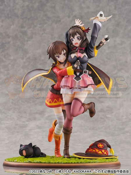 PREORDER - SHIBUYA SCRAMBLE FIGURE - Kono Subarashii Sekai ni Bakuen wo! - 1/7 Megumin & Yunyun Futari wa Otomodachi Ver.