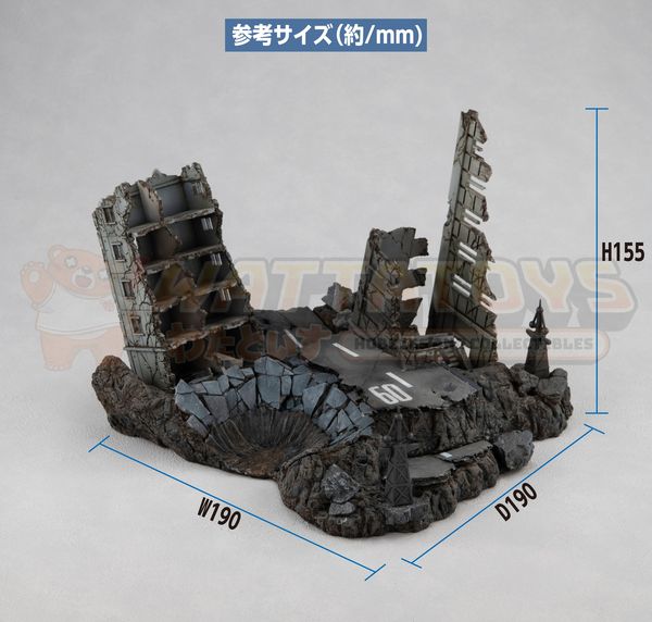 PREORDER - MegaHouse - RM series G structure Mobile Suit Gundam【GS02M】 The abandoned buildings in New Yark citym（Material Color Edition）