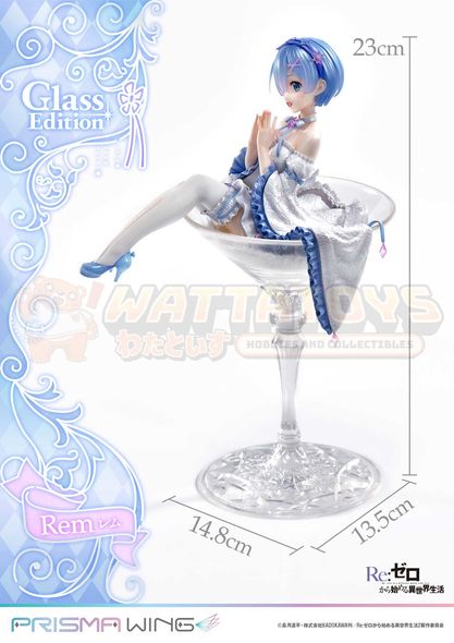 PREORDER - Prime 1 Studios - PRISMA WING Re:ZERO -Starting Life in Another World- Rem Glass Edition 1/7 Scale Pre-Painted Figure