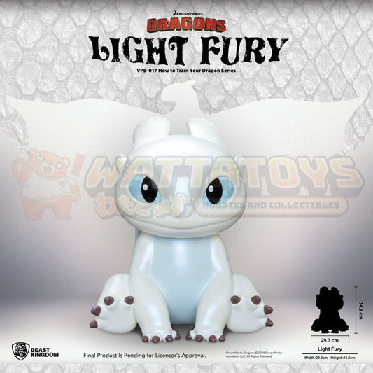 PREORDER - Beast Kingdom - How to Train Your Dragon Series - Vinyl Functional Figurines : Light Fury