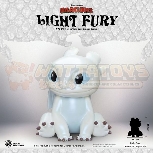 PREORDER - Beast Kingdom - How to Train Your Dragon Series - Vinyl Functional Figurines : Light Fury