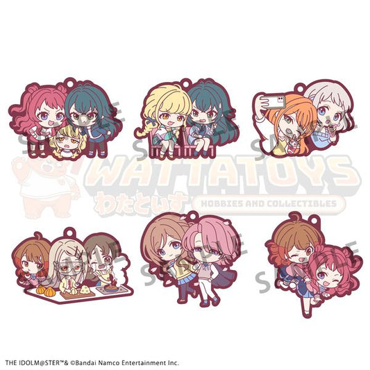 PREORDER - MegaHouse - BOX OF 6 - Rubber Mascot Buddycolle Gakuen IDOLM＠STER