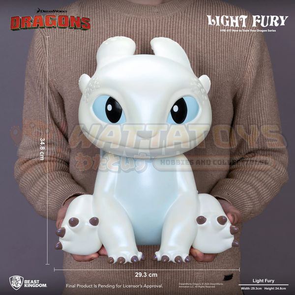 PREORDER - Beast Kingdom - How to Train Your Dragon Series - Vinyl Functional Figurines : Light Fury