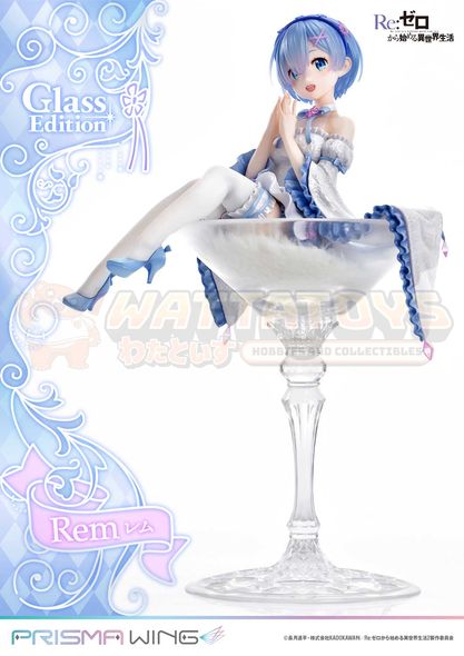 PREORDER - Prime 1 Studios - PRISMA WING Re:ZERO -Starting Life in Another World- Rem Glass Edition 1/7 Scale Pre-Painted Figure