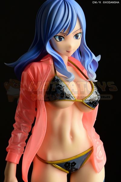 PREORDER - ORCATOYS - Fairy Tail - 1/6 Juvia Lokser / Gravure_Style (Black Bikini!!) See-Through Wet Shirt Sp