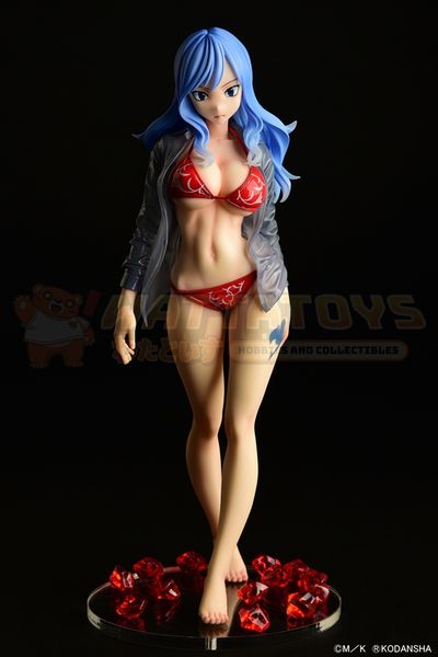 PREORDER - ORCATOYS - Fairy Tail - 1/6 Juvia Lokser / Gravure_Style (Red Bikini!!) See-Through Wet Shirt Sp