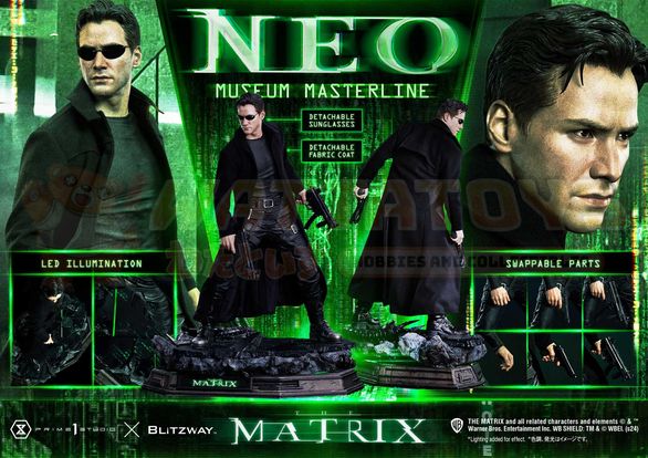 PREORDER - Prime1 Studios - Museum Masterline The Matrix (Film) Neo BONUS Ver