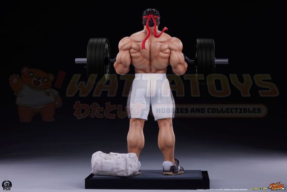 PREORDER - Premium Collectibles Studio - STREET FIGHTER - RYU BATTLE EDITION: POWERLIFTING 1:4 PREMIER SERIES STATUE