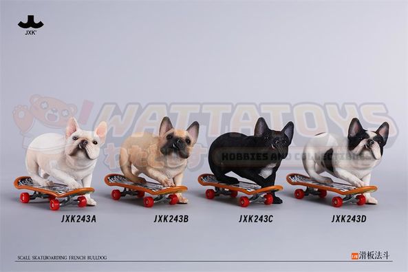 PREORDER - JXK - 1/6 Skateboard French Bulldog