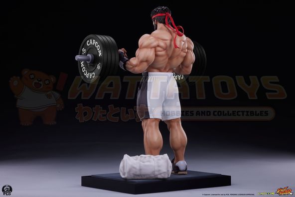 PREORDER - Premium Collectibles Studio - STREET FIGHTER - RYU BATTLE EDITION: POWERLIFTING 1:4 PREMIER SERIES STATUE