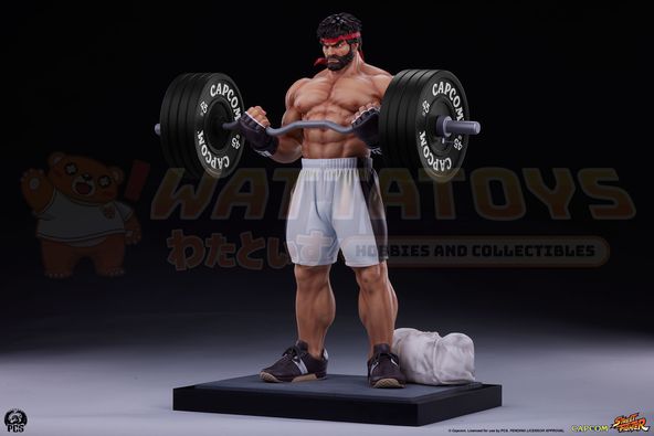 PREORDER - Premium Collectibles Studio - STREET FIGHTER - RYU BATTLE EDITION: POWERLIFTING 1:4 PREMIER SERIES STATUE