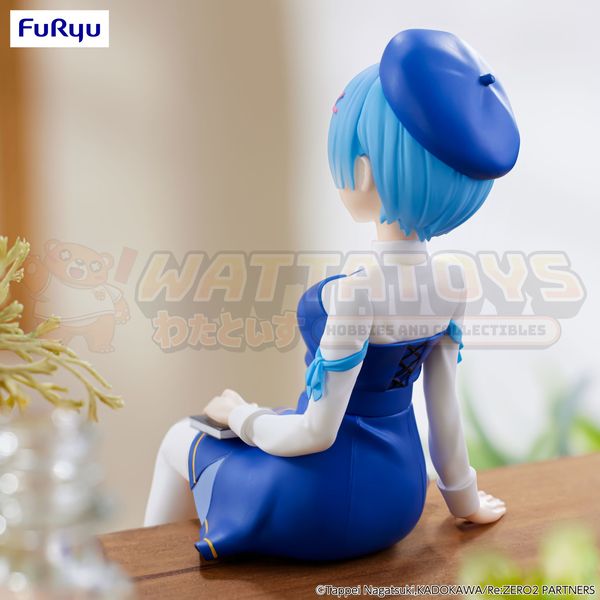 PREORDER - FURYU Corporation - Re:ZERO -Starting Life in Another World - Noodle Stopper Figure: Rem Book Girl ver.