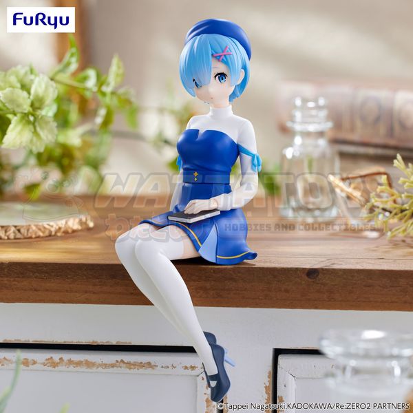 PREORDER - FURYU Corporation - Re:ZERO -Starting Life in Another World - Noodle Stopper Figure: Rem Book Girl ver.