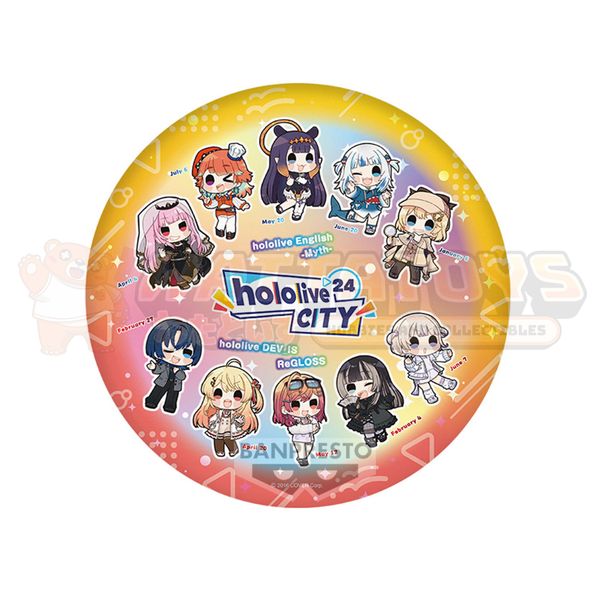 PREORDER - BANPRESTO - HOLOLIVE - HOLOLIVE CITY’24 ROUND CUSHION VOL.1