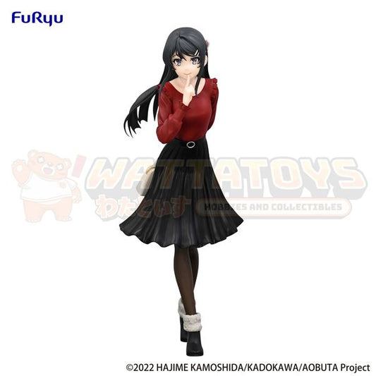 PREORDER - FURYU Corporation - Rascal Does Not Dream Series - Trio-Try-iT Figure: Mai Sakurajima Winter Outfit ver.