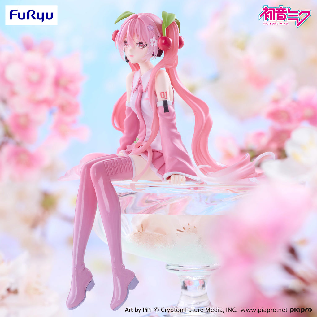 [PRE-ORDER] Furyu Hatsune Miku Noodle Stopper Figure Sakura Miku 2026 Smile ver.