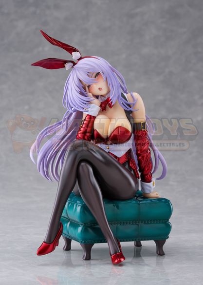 PRE-ORDER - PLUM -  She Laughs Shy...I Feel Ashamed - 1/7 Hanikami Kanojo: Tsuduri Amagasa Bunny Style (Xmas Santa Color)