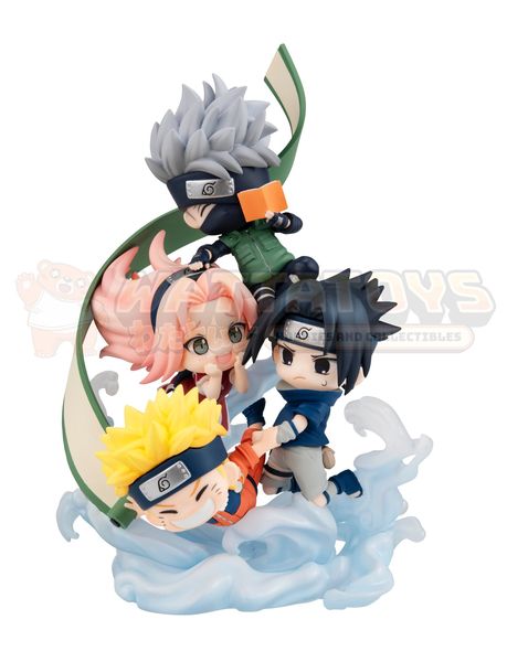 PRE-ORDER - Megahouse - NARUTO Shippuden - FigUnity Gather here, Team 7! (with gift)