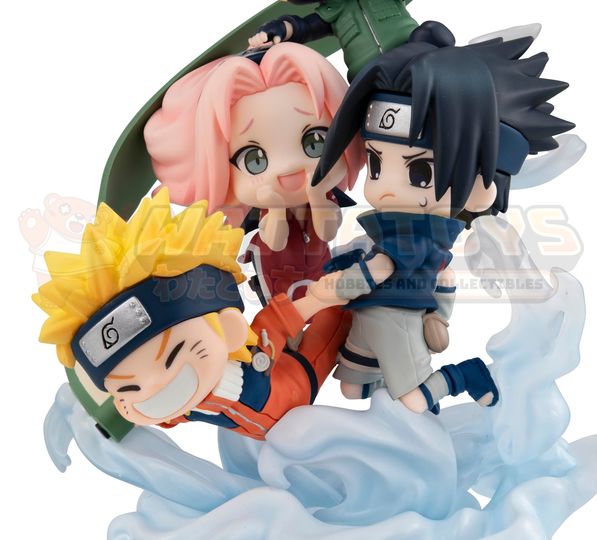 PRE-ORDER - Megahouse - NARUTO Shippuden - FigUnity Gather here, Team 7! (with gift)