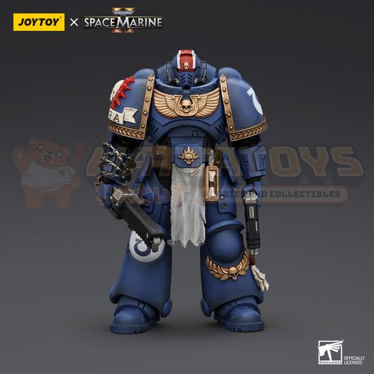 PRE-ORDER - JoyToy - Warhammer 40k Space Marine 2 - Uitramarines Lieutenant Titus