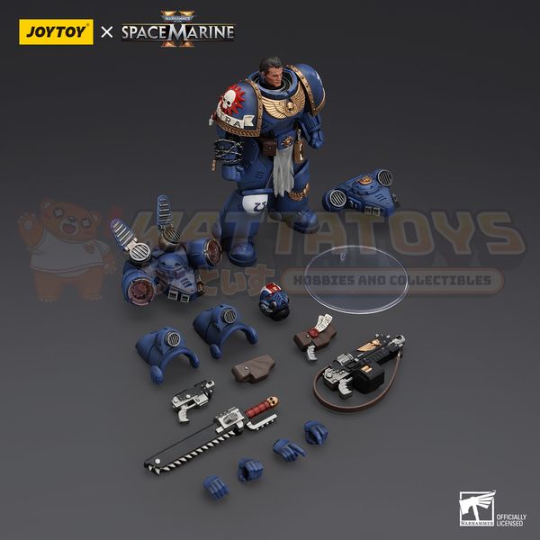 PRE-ORDER - JoyToy - Warhammer 40k Space Marine 2 - Uitramarines Lieutenant Titus