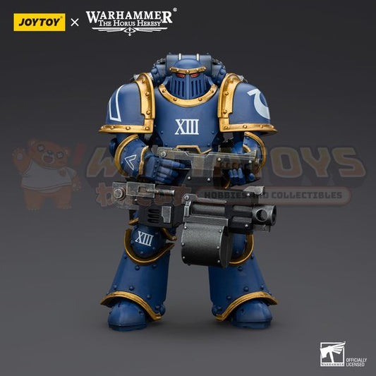 PRE-ORDER - JoyToy - Warhammer: The Horus Heresy - Ultramarines Legion MKIII Tactical Support Squad Legionary with Heavy Bolter