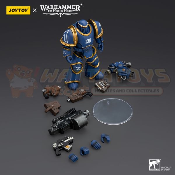 PRE-ORDER - JoyToy - Warhammer: The Horus Heresy - Ultramarines Legion MKIII Tactical Support Squad Legionary with Heavy Bolter