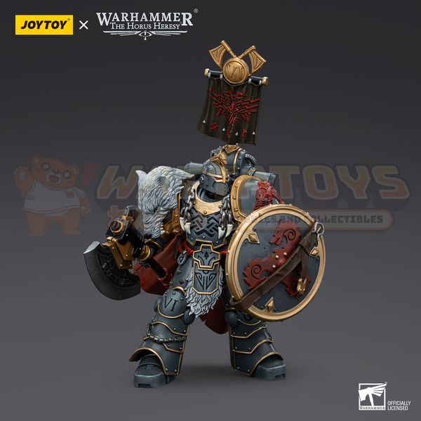 PRE-ORDER - Joytoy - Warhammer: The Horus Heresy - Space Wolves Legion Praetor with Power Axe and Combat Shield