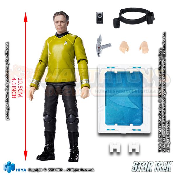 PRE-ORDER - Hiya Toys - Star Trek (2009) - 1/18 Pike Action Figure