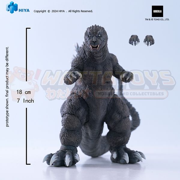 PRE-ORDER - Hiya Toys - Exquisite Basic Series Godzilla, Mothra and King Ghidorah: Giant Monsters All-Out Attack (2001) - Godzilla Action Figure