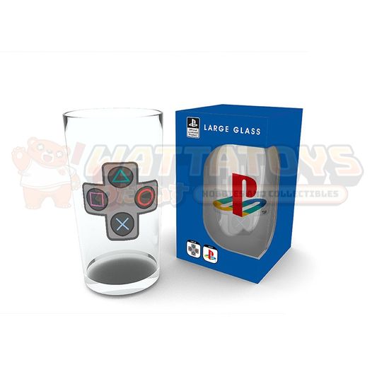 PRE-ORDER - ABYSSE STYLE - PLAYSTATION - Large Glass - 400ml - Buttons