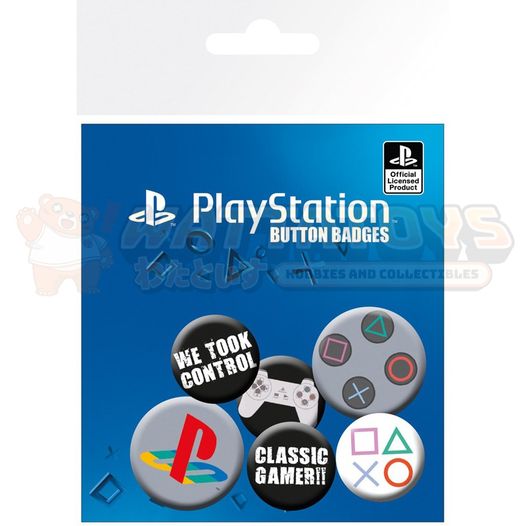 PRE-ORDER - ABYSSE STYLE - PLAYSTATION - Badge Pack - Mix