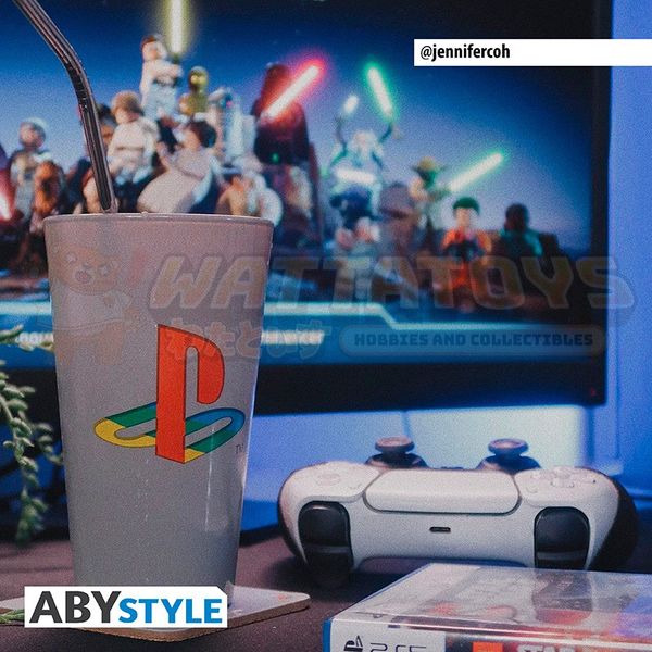 PRE-ORDER - ABYSSE STYLE - PLAYSTATION - Pck Glass XXL + Mug + 2 Coasters "Classic 2019"