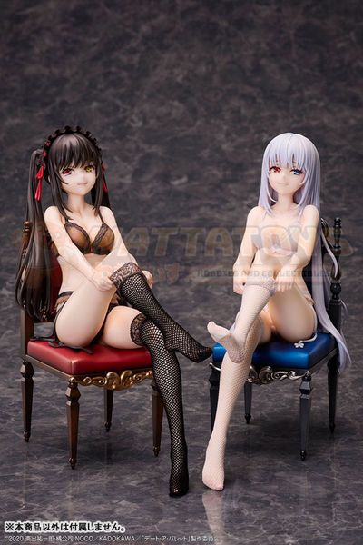 PRE-ORDER - DesignCOCO - Date A Bullet - 1/7 Kurumi Tokisaki & White Queen Set