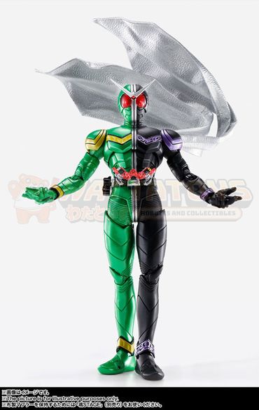 PRE-ORDER - Bandai Tamashii - Kamen Rider W - S.H.Figuarts (Shinkocchou Seihou) Kamen Rider Double Cyclone Joke (Futo Pi Ver.) (Reissue)