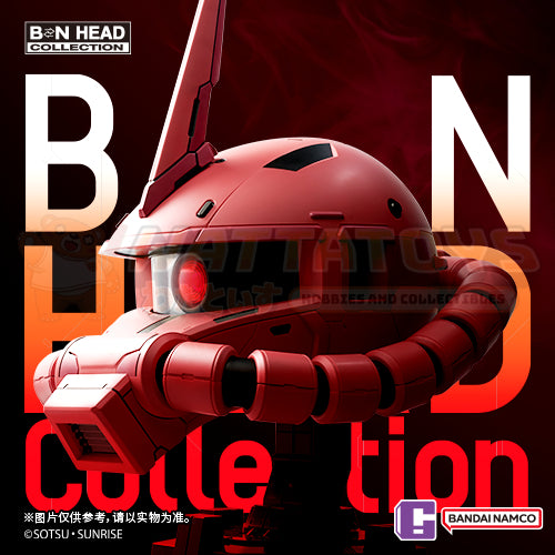 PRE-ORDER - Bandai Namco - Mobile Suit Gundam - BN Head Collection Vol. 3 MS-06S Char's Zaku II (with light function)