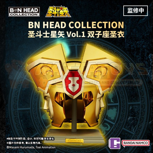 PRE-ORDER - Bandai Namco - Saint Seiya - BN Head Collection Gemini