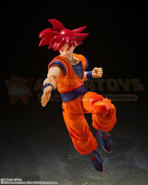 PRE-ORDER - Bandai Tamashii - Dragon Ball Super - S.H.Figuarts Super Saiyan God Son Goku -SAIYAN GOD INSTILLED WITH THE LIGHT OF RIGHTEOUS HEARTS-