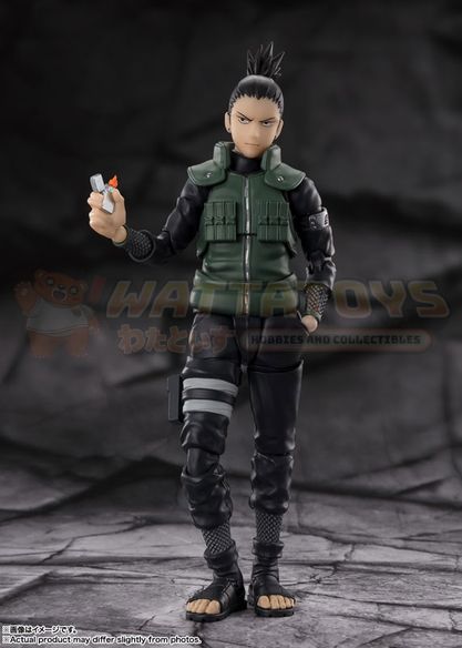 PRE-ORDER - Bandai Tamashii - NARUTO Shippuden - S.H.Figuarts Shikamaru Nara -Brilliant Strategist-