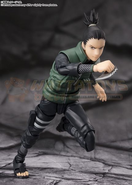 PRE-ORDER - Bandai Tamashii - NARUTO Shippuden - S.H.Figuarts Shikamaru Nara -Brilliant Strategist-