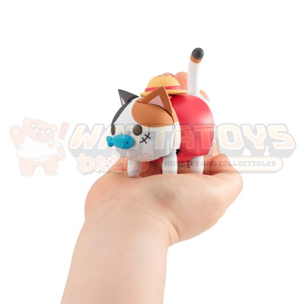 PRE-ORDER - Megahouse - One Piece - MEGA CAT PROJECT Tokotoko NyanPieceNyan! Monkey D. Luffy