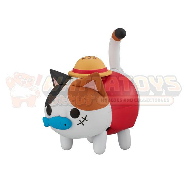 PRE-ORDER - Megahouse - One Piece - MEGA CAT PROJECT Tokotoko NyanPieceNyan! Monkey D. Luffy