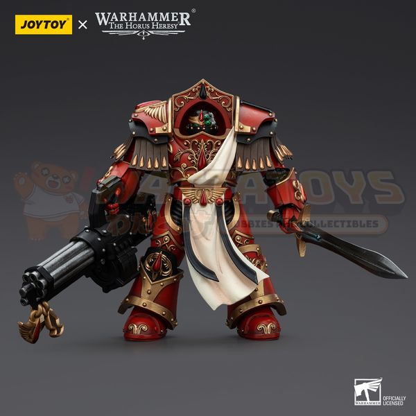 PRE-ORDER - JoyToy - Warhammer: The Horus Heresy - Blood Angels Crimson Paladins Squad Crimson Paladin with Iliastus Assault Cannon