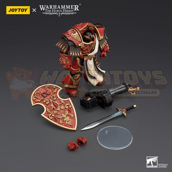 PRE-ORDER - JoyToy - Warhammer: The Horus Heresy - Blood Angels Crimson Paladins Squad Crimson Paladin with Iliastus Assault Cannon